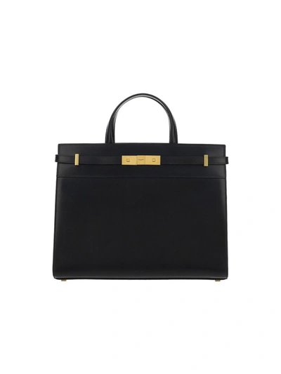Saint Laurent Medium Manhattan Shopping Bag In Black