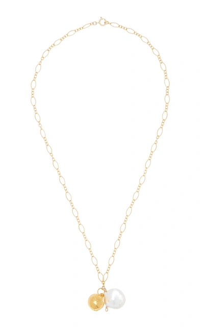 Alighieri Women's The Moon Fever Pearl 24k Gold-plated Necklace In Not Applicable