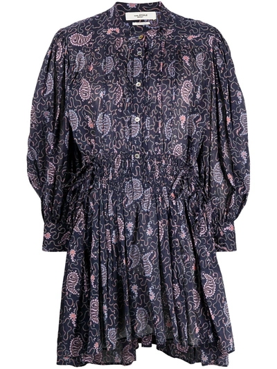 Isabel Marant Étoile Anaco Dress In Faded Night Color In Purple