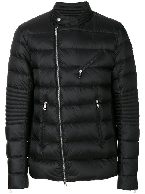 Moncler Aubin Quilted Shell Down Jacket In Black | ModeSens