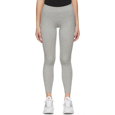 Nike Women's  Sportswear Classic High-waisted 7/8 Leggings In Dark Grey Heather/sail