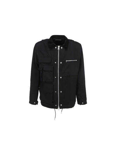 Sacai Cotton-blend Jacket In Black
