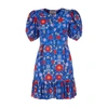 La Doublej Coquette Floral-print Dress In Heckfield