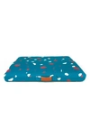 Laylo Pets Terrazzo Rectangle Dog Bed In Green
