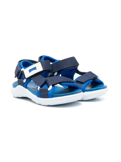Camper Wous Water Friendly Sport Sandal In Blue