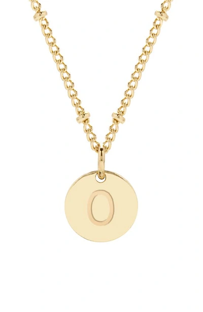 Brook & York Madeline Initial Pendant Necklace In Gold O