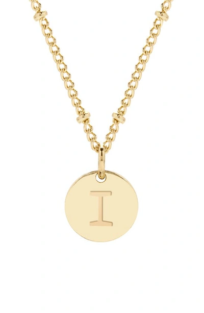 Brook & York Madeline Initial Pendant Necklace In Gold I