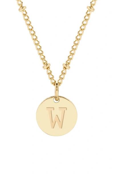 Brook & York Madeline Initial Pendant Necklace In Gold W