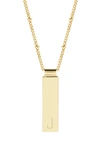 Brook & York Maisie Initial Pendant Necklace In Gold J