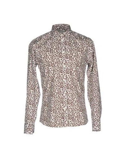 Paul & Joe Patterned Shirt In White