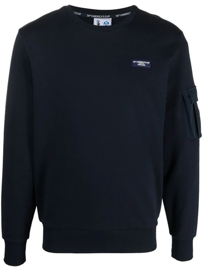 North Sails X Prada Recycled Polyester-blend Sweatshirt In Blue