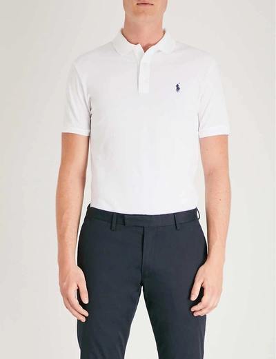 Vivienne Westwood Slim-fit Cotton-pique Polo Shirt In White