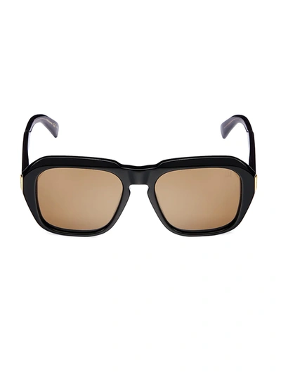 Dunhill 54mm Rectangular Sunglasses In Black