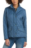 Barbour Flyweight Cavalry Quilted Jacket In Bluestone