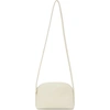 The Row Single Mignon Shoulder Bag In Calf Leather In Ivory