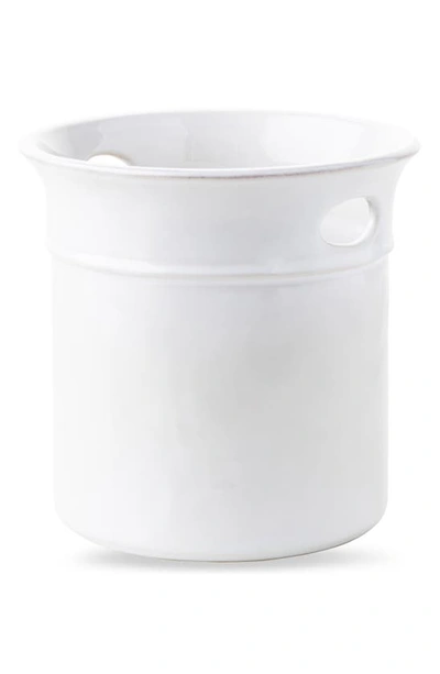 Juliska Puro Whitewash Utensil Crock