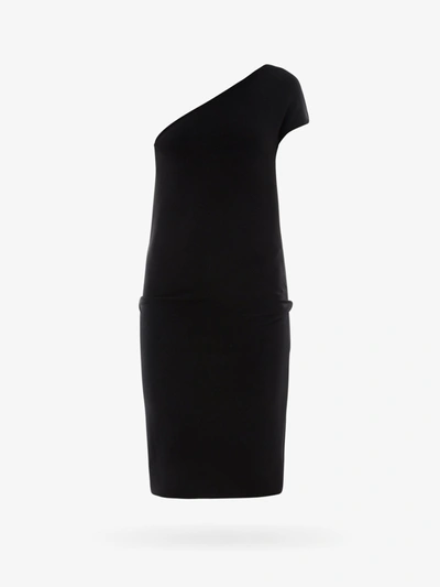 Sportmax Viscose Blend One-shoulder Dress In Black