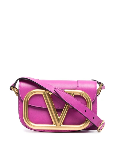 Valentino Garavani Small Supervee Crossbody Bag In Pink