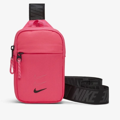 Nike Sportswear Essentials Hip Pack In Hyper Pink,dark Smoke Grey,black