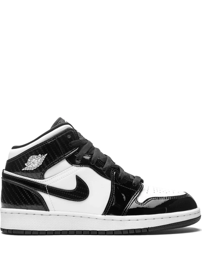 Jordan Kids' Air  1 Mid Se "asw" Men's Shoe In Black,white