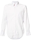 Thom Browne Contrast Fastening Shirt In White