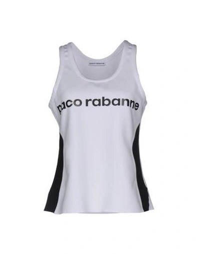 Paco Rabanne Tank Top In White