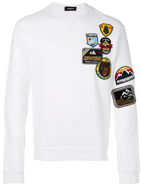 Dsquared2 Patch Detail Sweatshirt In 