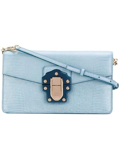 Dolce & Gabbana Lucia Shoulder Bag In Blue