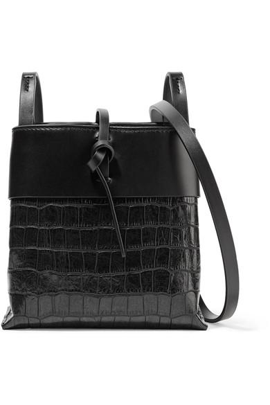 kara tie leather shoulder bag