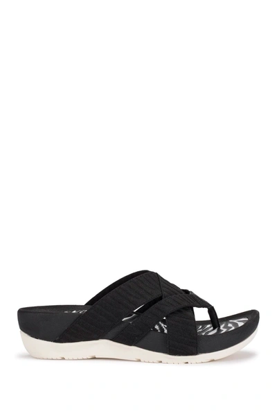 Baretraps Agatha Women's Slide Sandal Women's Shoes In Black/white