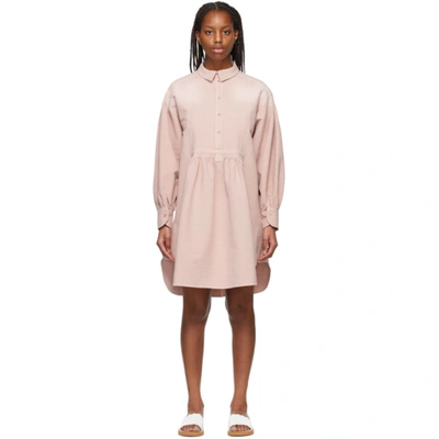 see by chloe collared shirt dress See By Chlo City Cotton Shirt Dress In Blue - 60% Off