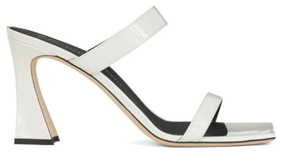 Giuseppe Zanotti Design Women's White Leather Sandals In Kefir