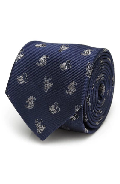 Cufflinks, Inc X Disney Mickey & Friends Silk Tie In Blue