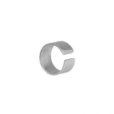 Edge Only Gap Ring Ladies Silver