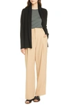 Vince Wide Leg Trousers In Sand Dollar