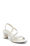 Naturalizer Vanessa Strappy Sandals Women's Shoes In White Fabric