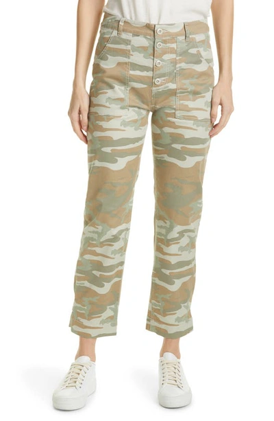 Rails Adler Camouflage Twill Pants In Olive/brown