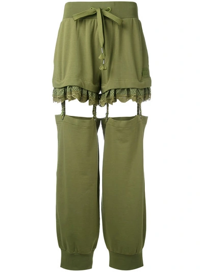 Fenty X Puma Suspender Pants In Green | ModeSens