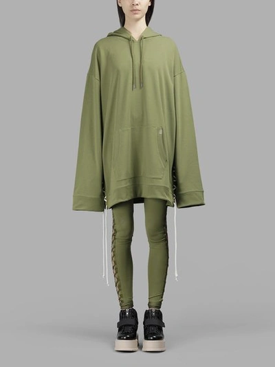 Fenty X Puma Women's Green Hoodie W Side Lacing | ModeSens