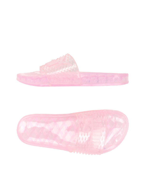 puma jelly slides pink