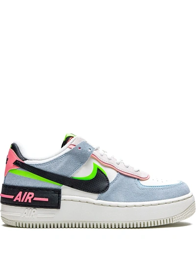 Nike Af1 Shadow Sneakers In Sail/black/sunset Pulse/light Armory