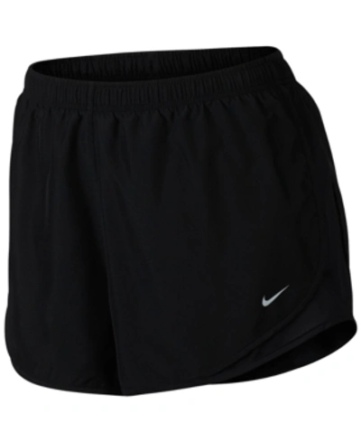 Nike Plus Size Tempo Dri-fit Track Shorts In Black/wolf