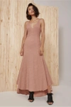 C/meo Collective I Dream It Full Length Dress In Biscuit
