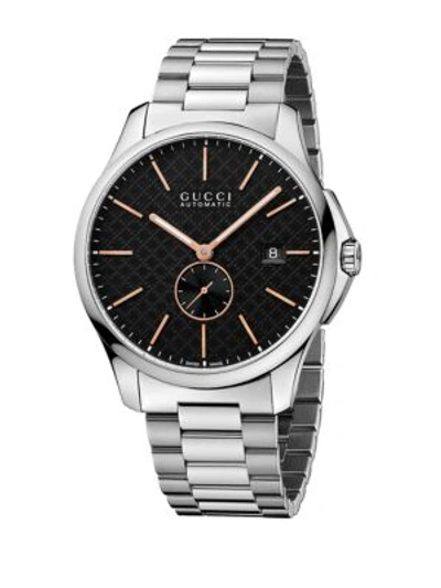 Gucci Stainless Steel Bracelet Watch In Silver