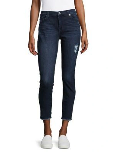 7 For All Mankind Gwenevere Ankle Jeans In Townley