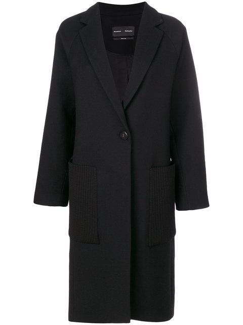 Proenza Schouler Black Long Wool Coat | ModeSens