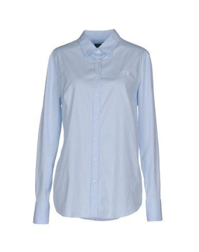 Fred Perry Shirts In Sky Blue