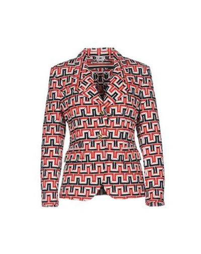 Thom Browne Blazer In Red