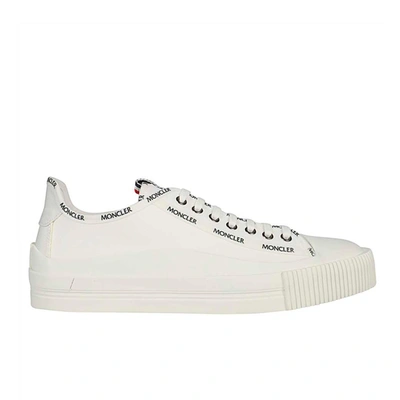 Moncler Off-white Canvas Glissiere Sneakers | ModeSens