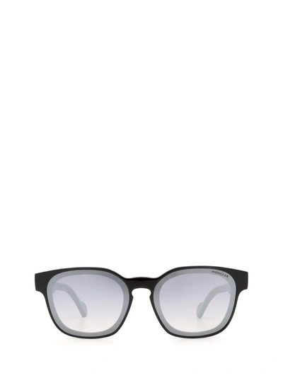 Moncler Ml0086 Shiny Black Unisex Sunglasses